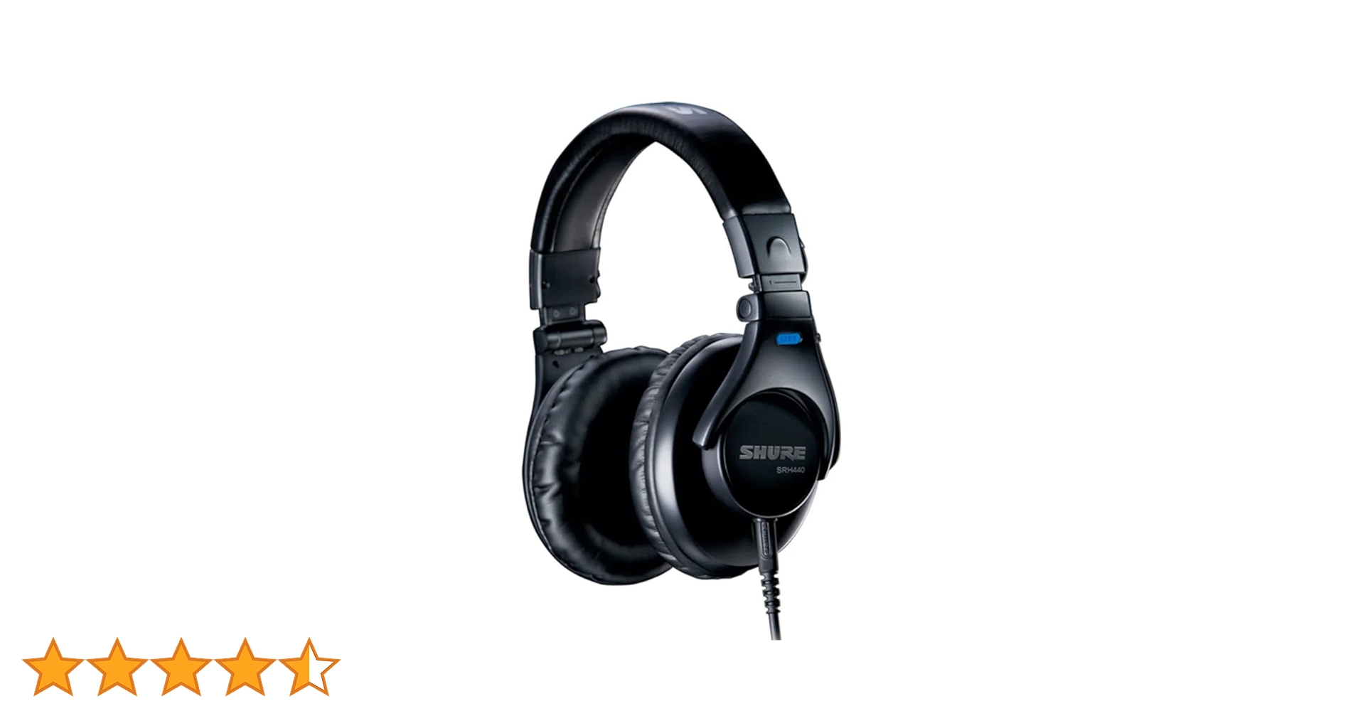 Shure SRH440 Professional Studio Headphones Designed for Home and